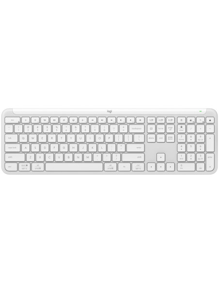 LOGITECH SIGNATURE SLIM WIRELESS KEYBOARD K950 - OFF WHITE - US INTL - 2.4GHZ/BT - INTNL-973 "920-012466"