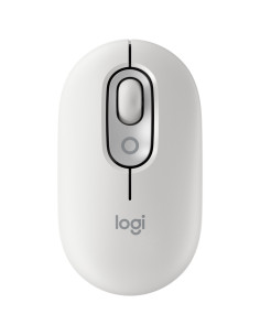LOGITECH POP Mouse with emoji - OFF-WHITE - BT -...