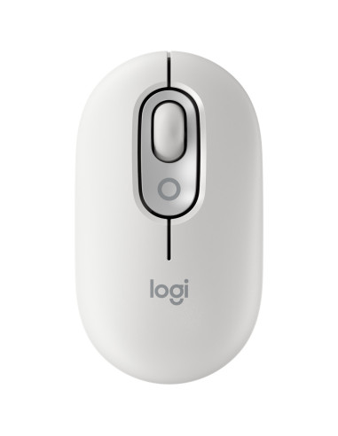 LOGITECH POP Mouse with emoji - OFF-WHITE - BT...