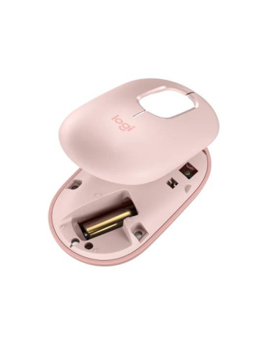 LOGITECH POP Mouse with emoji - ROSE - BT -...