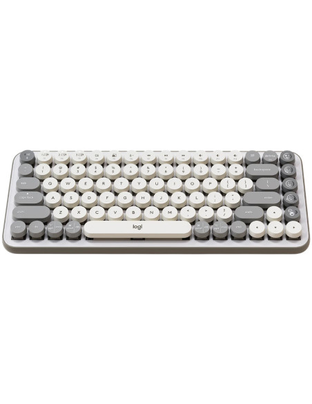LOGITECH POP ICON KEYS - OFF WHITE - US INTL - BT - INTNL-973 "920-013072"