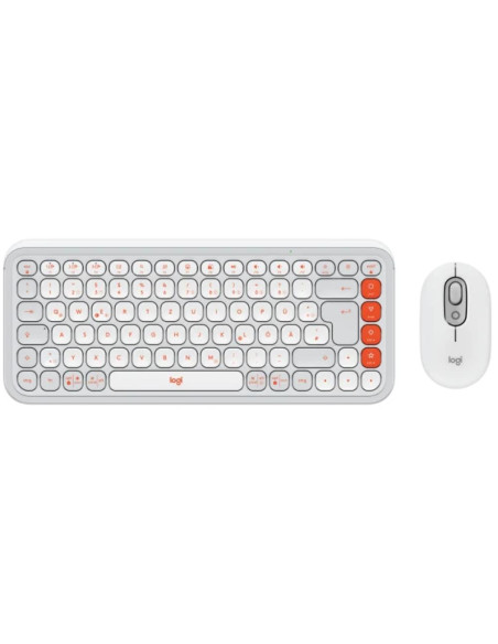 LOGITECH POP ICON COMBO - OFF WHITE - US INTL - BT - INTNL-973 "920-013141"