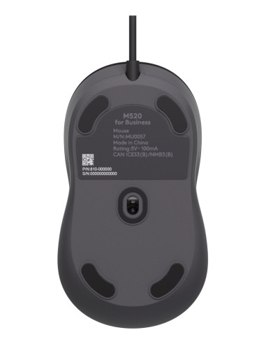 Mouse USB Mouse M520 black f. Business...