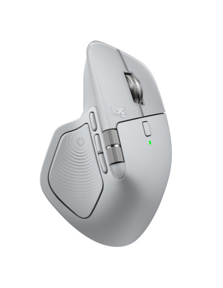 Mouse Logitech MX Master 4, Silent, USB, BT, Pale Grey "910-007563"