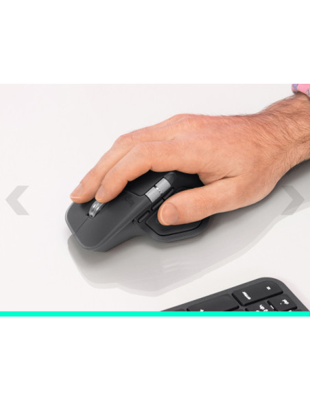 Mouse MX Master 4 - 8K DPI MagSpeed Scrolling Logi Bolt Receiver, Bluetooth Graphite "910-007617"