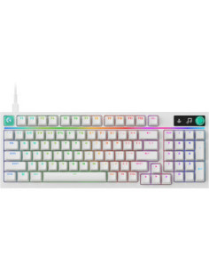 LOGITECH G316 X 98 Wired Gaming Keyboard - WHITE - US...