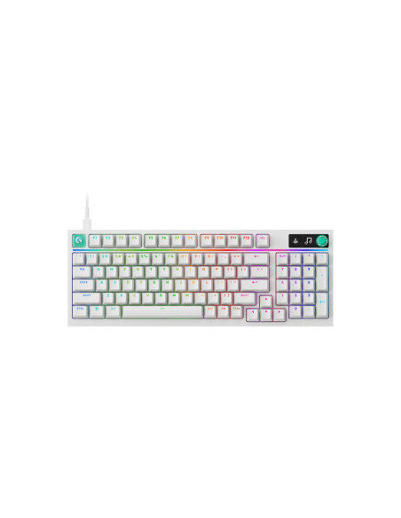 LOGITECH G316 X 98 Wired Gaming Keyboard - WHITE - US INTL - USB - EMEA28i - 935 - TACTILE "920-014231"