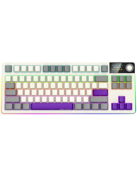 LORGAR KBP70TKLW, Wireless TKL Mechanical Gaming Keyboard Pro, Beige, EN layout "LRG-KBP70TKLW-RT-US"