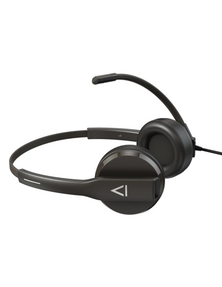 CREATIVE HS-230 Office Headset w/Noise-cancelling Mic, 3.5 mm AUX, USB Adapter "51EF1110AA000"