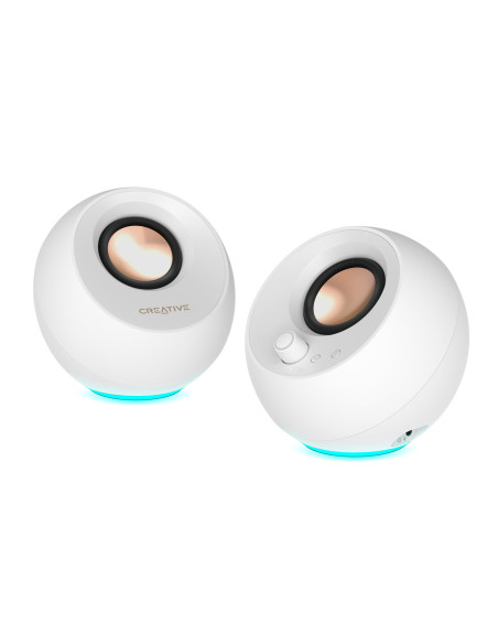CREATIVE PEBBLE PRO 2.0 Speakers - white "51MF1710AA003"