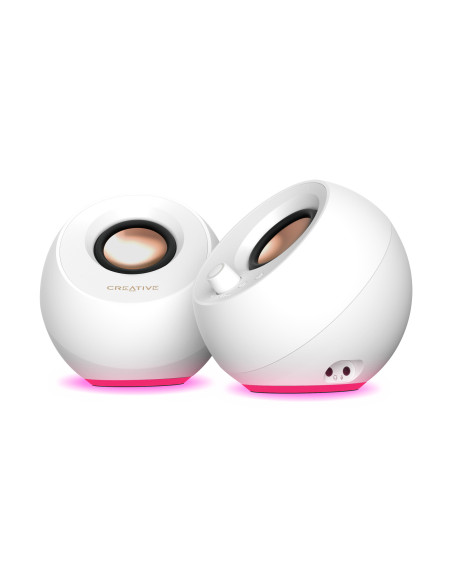 CREATIVE PEBBLE PRO 2.0 Speakers - white "51MF1710AA003"