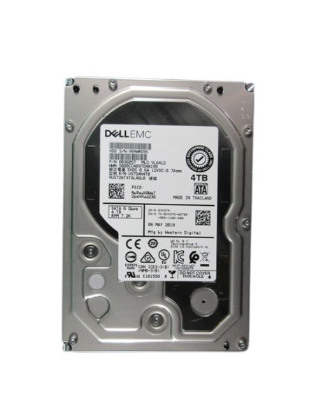 Dell - 4TB Hard Drive SATA 6Gbps 7.2K RPM 512n 3.5in, CK "400-BRCS-05"