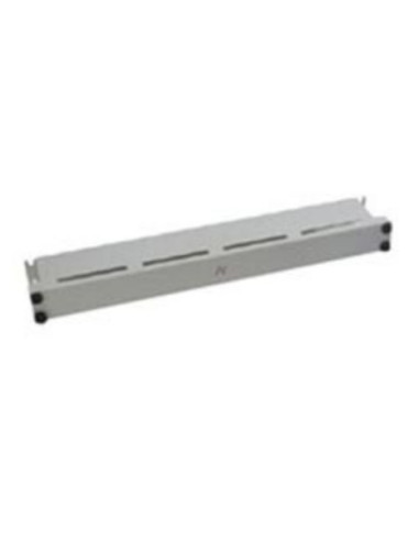Organizator cabluri cu capac, 1U, alb