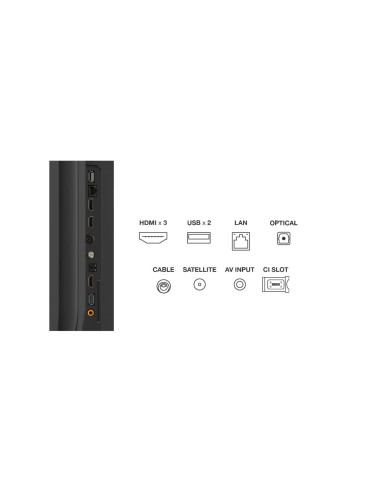 Qled TV 4K 75(190cm) TCL 75T7B (Model "75T7B"