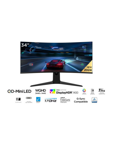 Monitor TCL 34" 34R83Q "34R83Q"