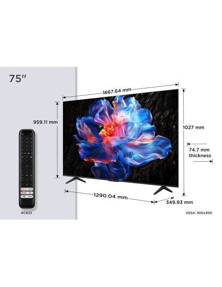 LED TV 4K 75(189 cm) TCL 75V6C "75V6C"