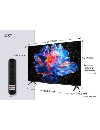 LED TV 4K 43(108 cm) TCL 43V6C "43V6C"