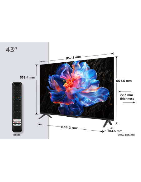 LED TV 4K 43(108 cm) TCL 43V6C "43V6C"
