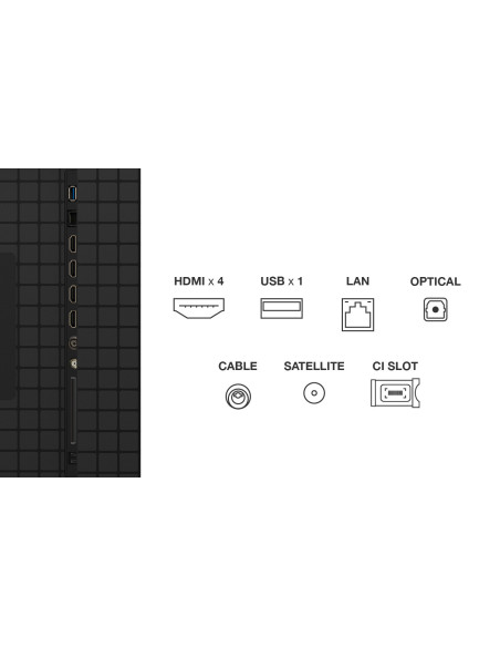 Mini LED TV 4K 85(215 cm) TCL 85Q8C "85Q8C"