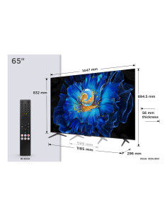 Televizor Mini LED TCL 165 cm (65") 65C69KS, Ultra HD 4K,...