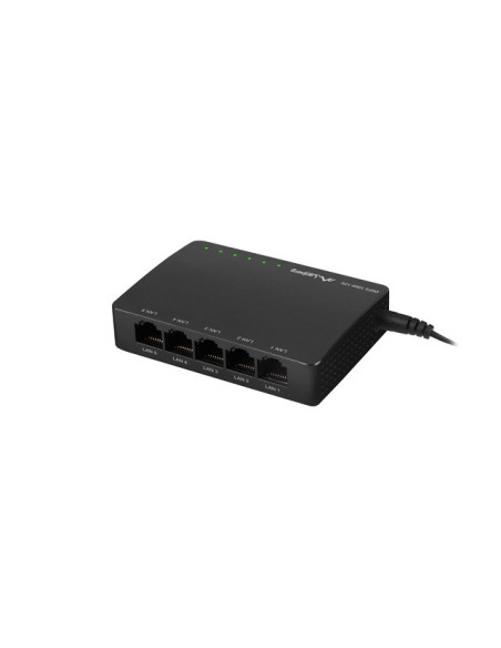 Switch Lanberg DSP2-1005-12V 5x 1 Gb/s "DSP2-1005-12V"