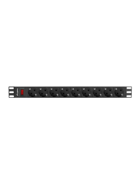Unitate alimentare PDU 19", 9 prize ng "PDU-09F-0300-BK"