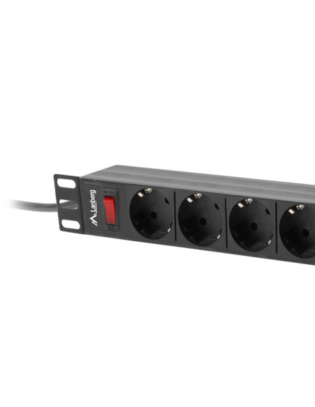Unitate alimentare PDU 19", 9 prize ng "PDU-09F-0300-BK"