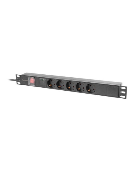 Unitate alimentare PDU 19", 5 prize ng "PDU-05F-0200-BK"