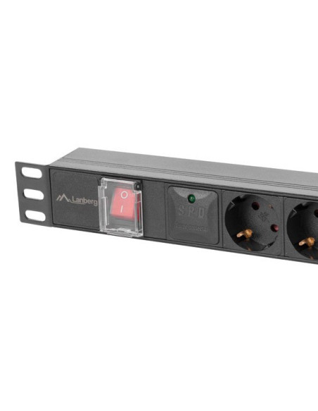 Unitate alimentare PDU 19", 5 prize ng "PDU-05F-0200-BK"