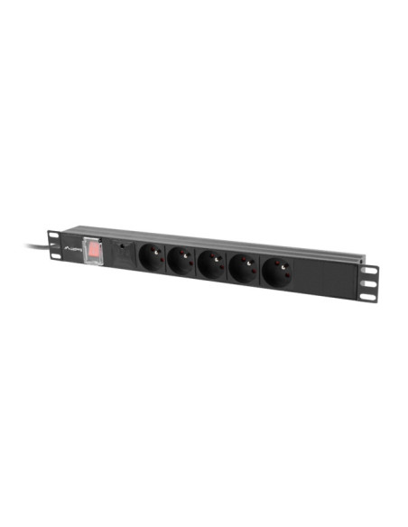 Unitate alimentare PDU 19", 5 prize ng "PDU-05E-0200-IEC-BK"