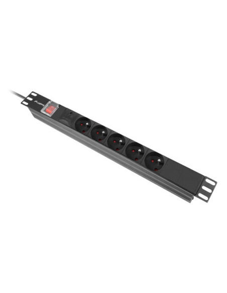 Unitate alimentare PDU 19", 5 prize ng "PDU-05E-0200-IEC-BK"