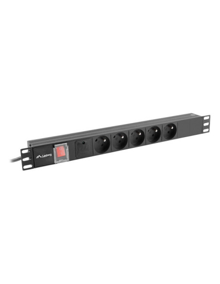 Unitate alimentare PDU 19", 5 prize ng "PDU-05E-0200-IEC-BK"
