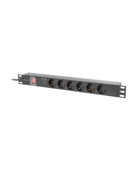 Unitate alimentare PDU 19", 6 prize ng "PDU-06F-0200-BK"
