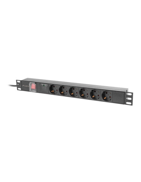 Unitate alimentare PDU 19", 6 prize ng "PDU-06F-0200-BK"