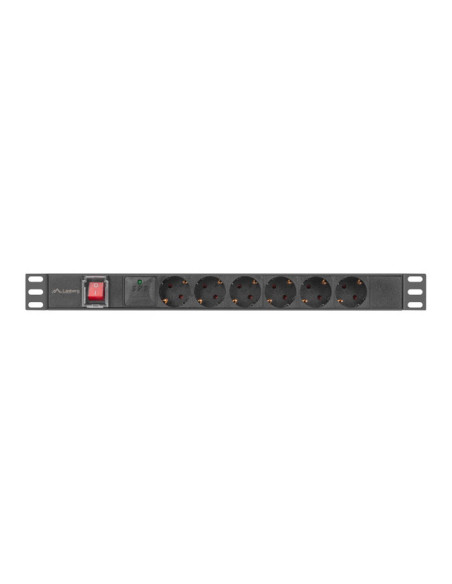Unitate alimentare PDU 19", 6 prize ng "PDU-06F-0200-BK"