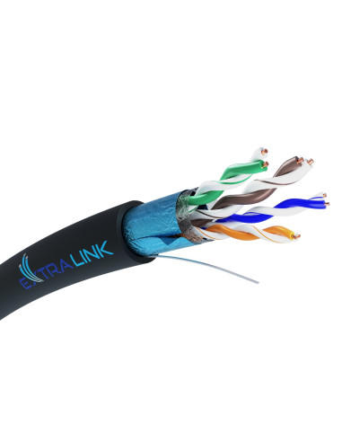 Extralink cablu retea de exterior FTP Cat.5E...
