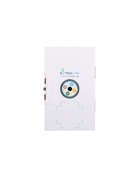 Extralink cablu retea de exterior FTP Cat.5E full cupru 305M "EX.8710"