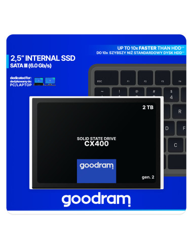 GOODRAM SSD 2TB CX400 G.2 2,5 SATA III...