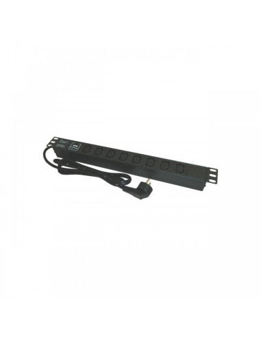 Bara alimentare aluminiu / PDU, 19 inch, 8...