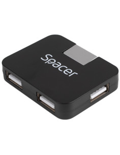HUB extern SPACER, porturi USB: USB 2.0 x 4, conectare... 2