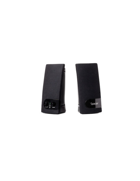 BOXE SPACER 2.0, RMS: 6W (2 x 3W), control volum, mufa casti, USB power, black, "SPB-216" /43501556