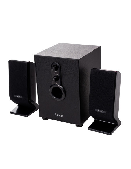 BOXE SPACER 2.1, RMS: 11W (2 x 3W + 5W), control volum, bass, 220V alimentare, black, "SPB-2200" 261900