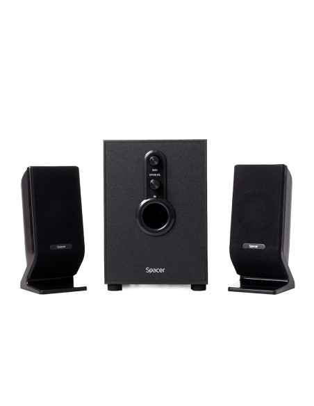 BOXE SPACER 2.1, RMS: 11W (2 x 3W + 5W), control volum, bass, 220V alimentare, black, "SPB-2200" 261900