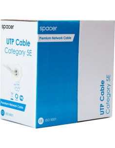 ROLA CABLU UTP SPACER Cat5e, 305m, Cupru-Aluminu, Solid,...