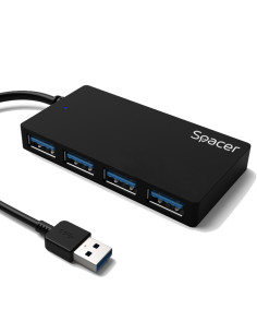 HUB extern SPACER, porturi USB: USB 3.0 x 4, conectare... 2