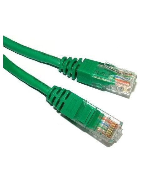 PATCH CORD UTP SPACER Cat5e, cupru-aluminiu, 3 m, verde, AWG26, "SP-PT-CAT5-3M-G"