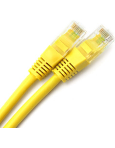 PATCH CORD UTP SPACER Cat5e, cupru-aluminiu, 2 m, galben,...