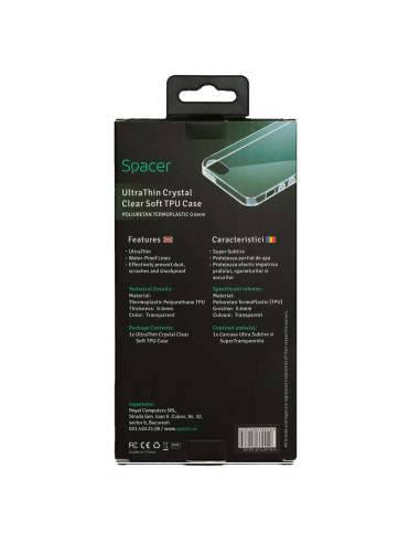 Husa Samsung S8 Spacer, transparenta, grosime...