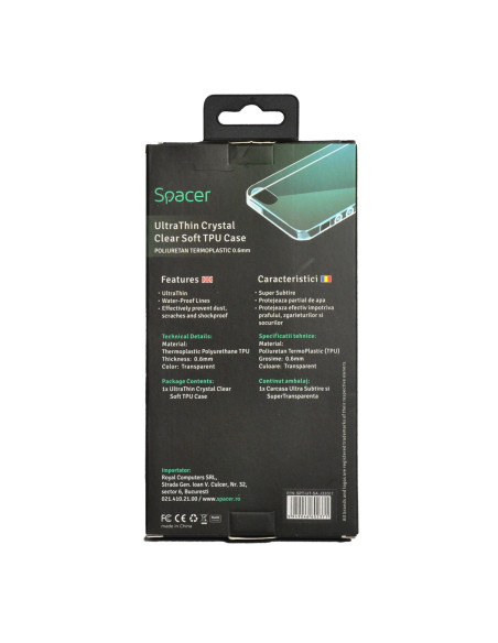 Husa Samsung J3 2017 Spacer, transparenta, grosime 0.6 mm, material flexibil TPU, ultra subtire "SPT-UT-SA.J32017"