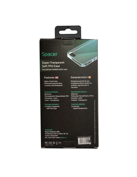 Husa Samsung J3 2017 Spacer, transparenta, grosime 1 mm, material flexibil TPU "SPT-STS-SA.J32017"